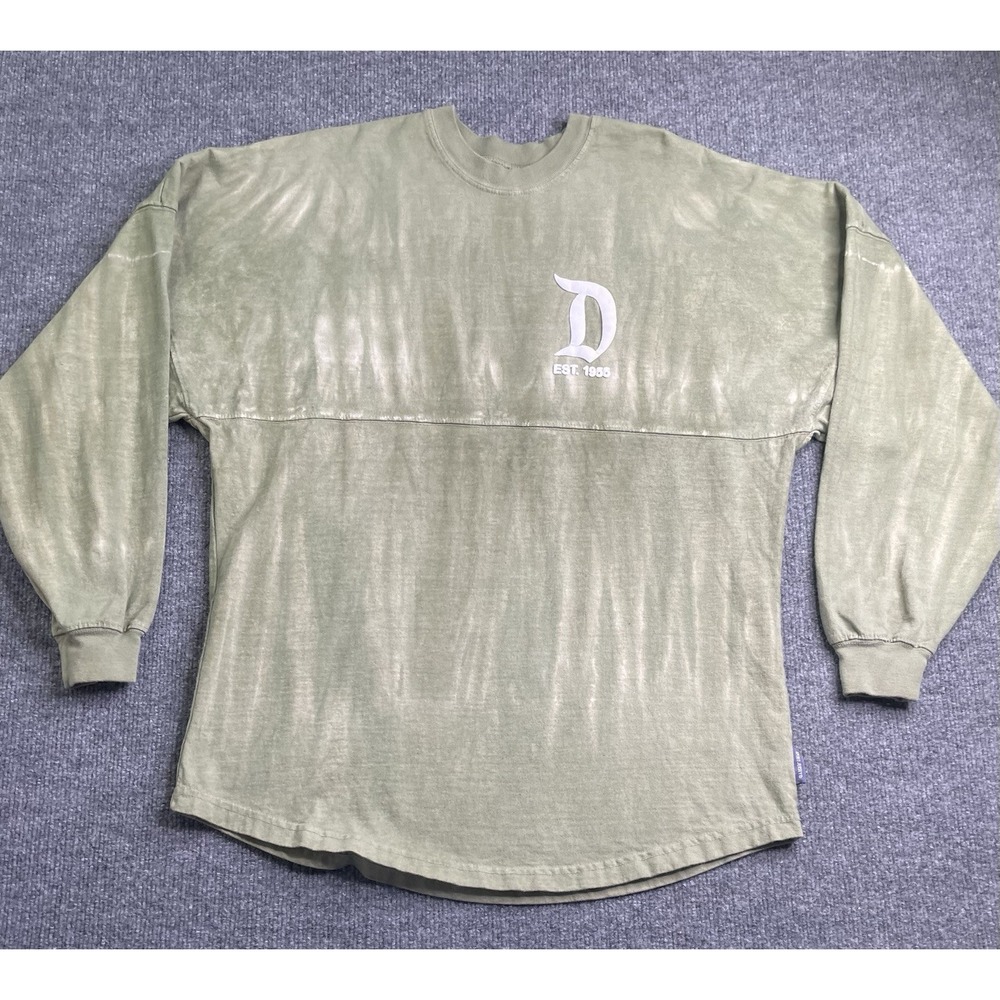 Disney Spirit Jersey Unisex Small Sage Green Disneyland Resort Mineral Wash Tee